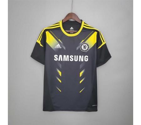 Chelsea 12/13 Third Black Soccer Jersey